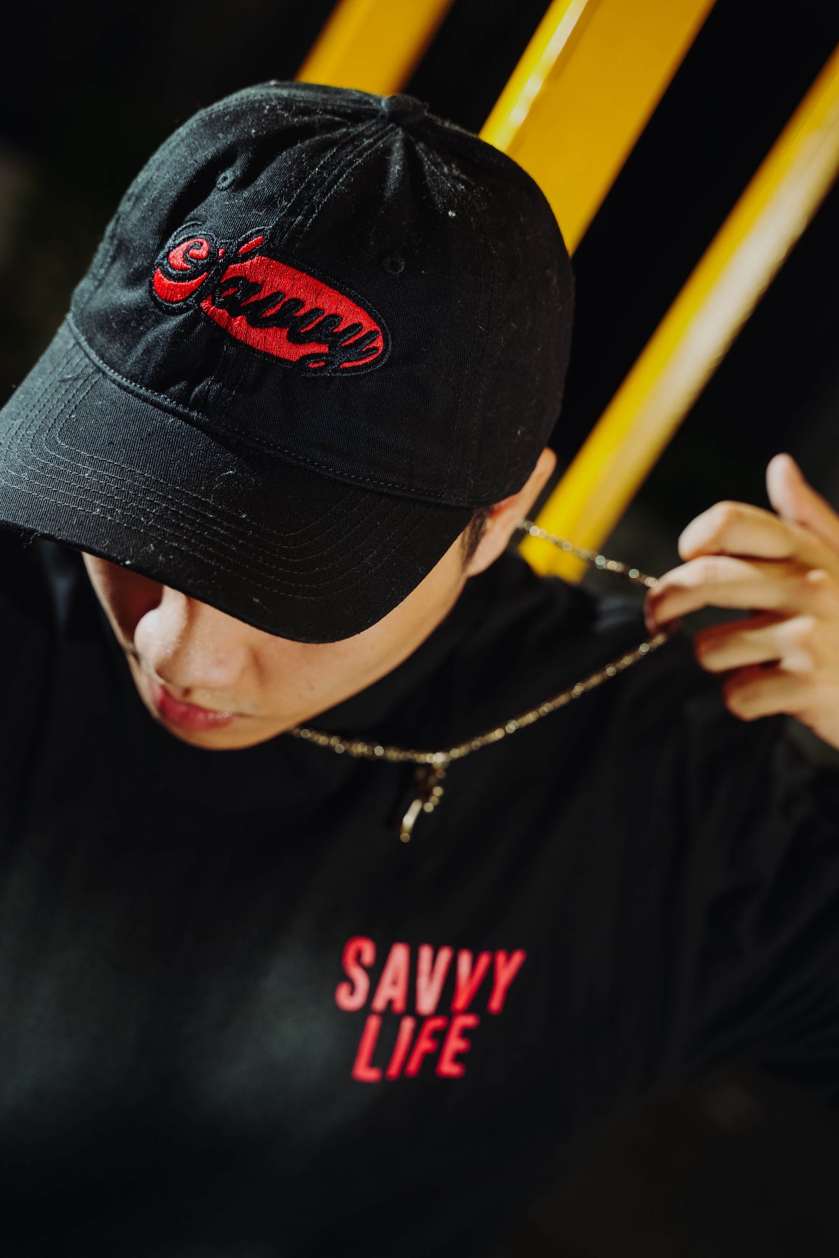 Signature Script Dad hat (Black)