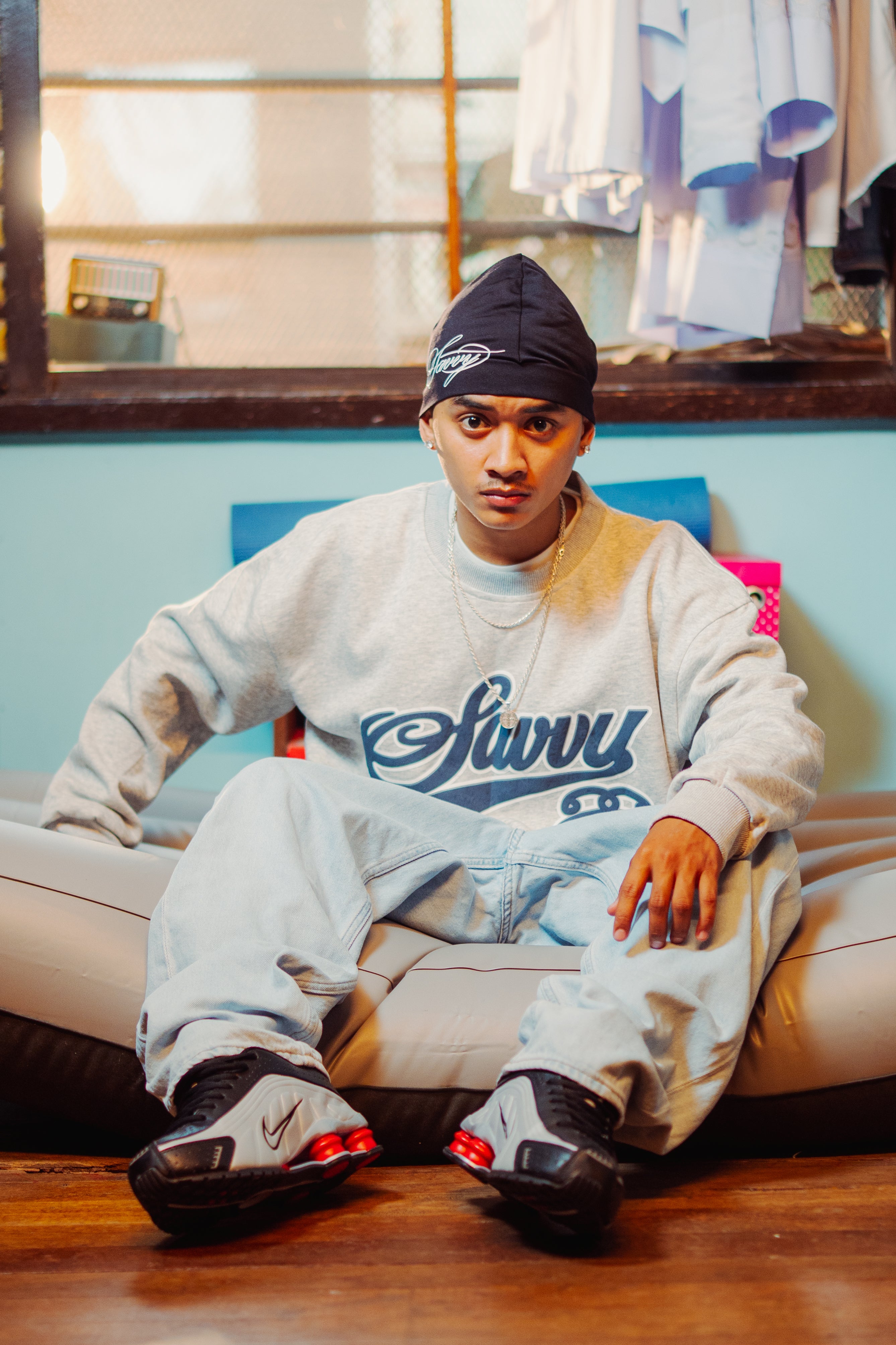 SWERVE IN GLACIER GRAY LONGSLEEVE