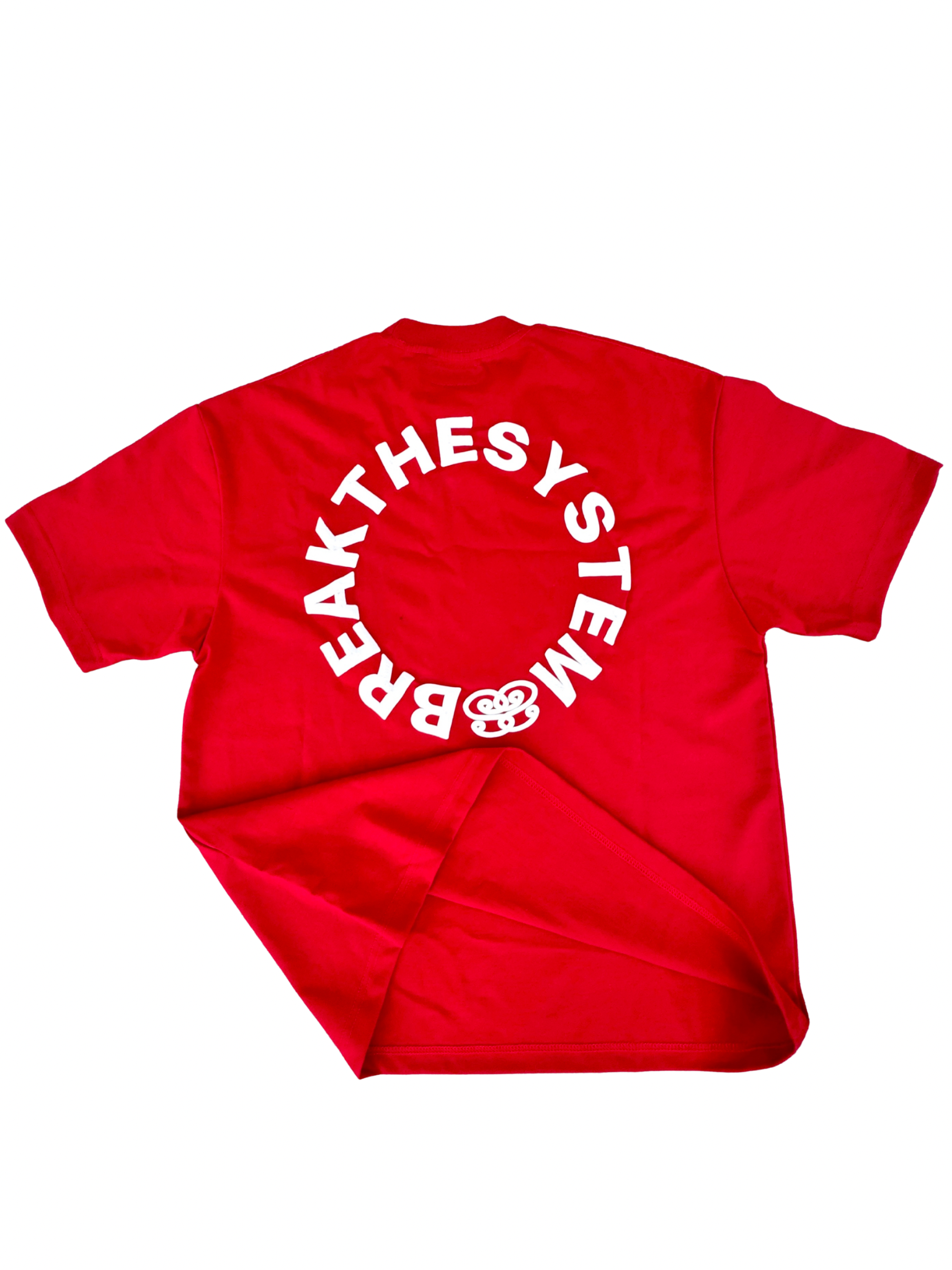 CRIMSON IN RED TEE